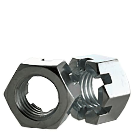 Hex Nut, 3/4-10, Steel, Zinc Plated, 41/64 In Ht, 20 PK